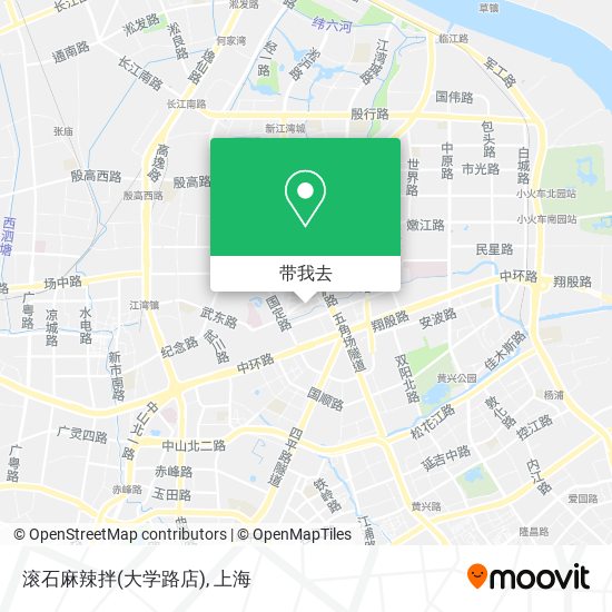 滚石麻辣拌(大学路店)地图