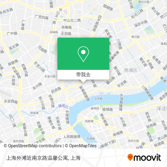 上海外滩近南京路温馨公寓地图