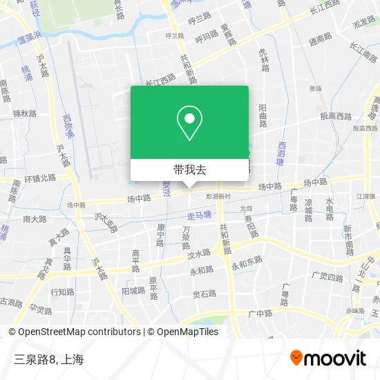 三泉路8地图