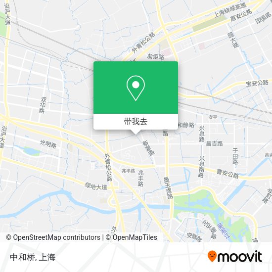 中和桥地图