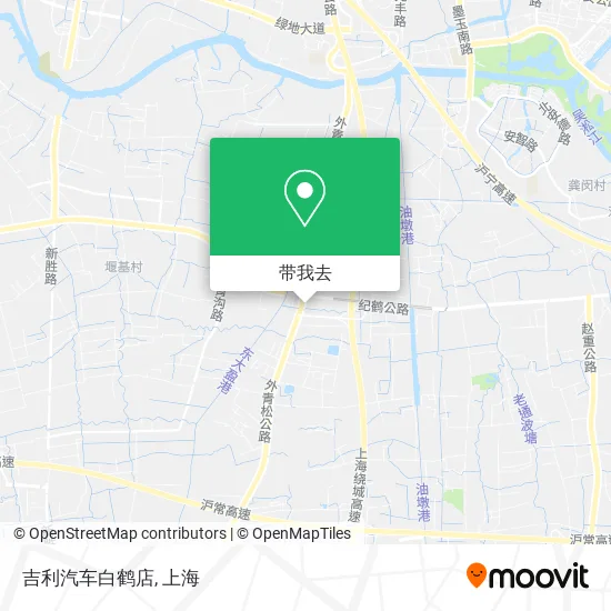 吉利汽车白鹤店地图