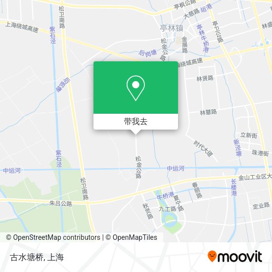 古水塘桥地图