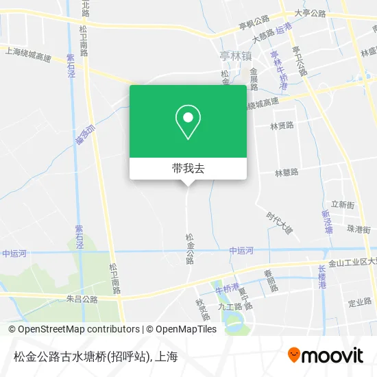 松金公路古水塘桥(招呼站)地图