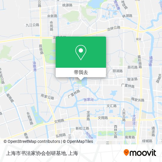 上海市书法家协会创研基地地图