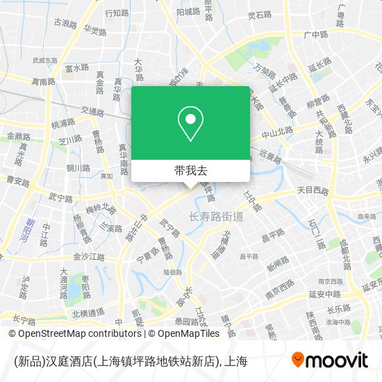 (新品)汉庭酒店(上海镇坪路地铁站新店)地图