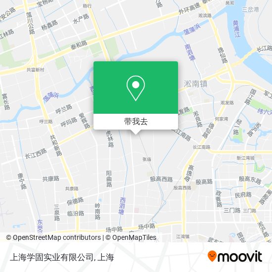 上海学固实业有限公司地图