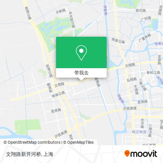文翔路新开河桥地图
