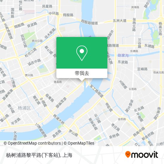 杨树浦路黎平路(下客站)地图