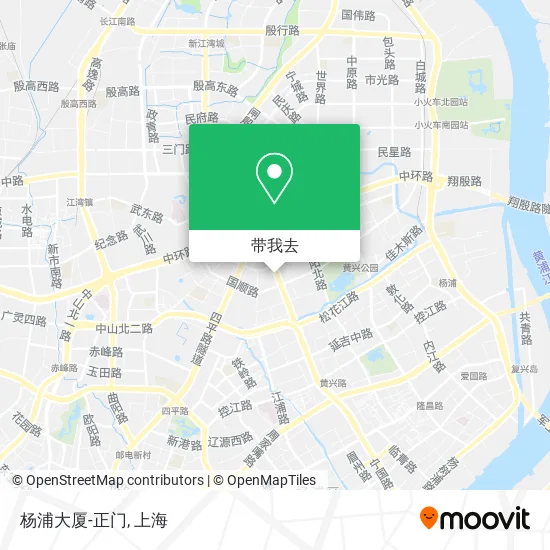杨浦大厦-正门地图
