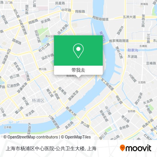 上海市杨浦区中心医院-公共卫生大楼地图