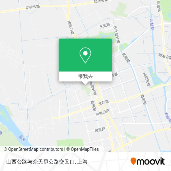 山西公路与佘天昆公路交叉口地图