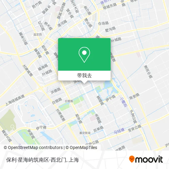 保利·星海屿筑南区-西北门地图