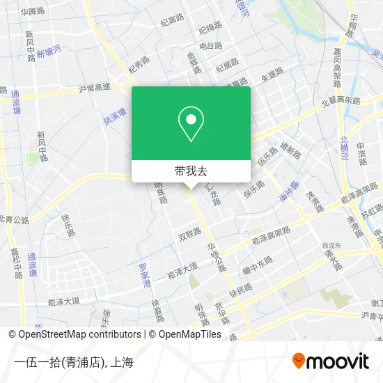 一伍一拾(青浦店)地图