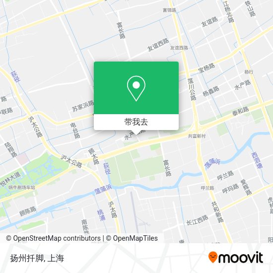 扬州扦脚地图