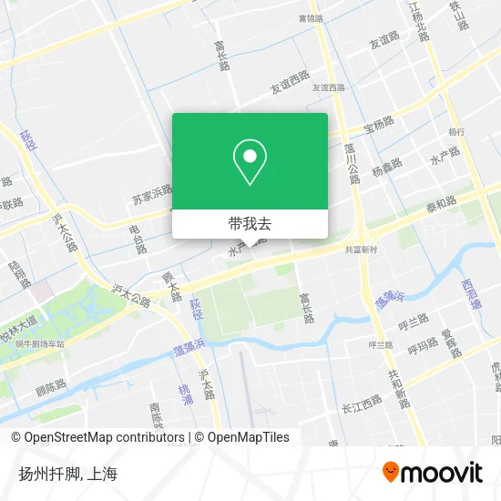 扬州扦脚地图