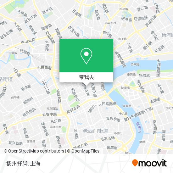 扬州扦脚地图