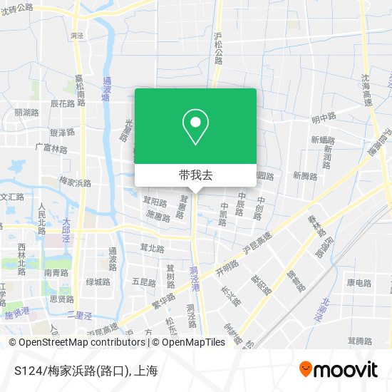 S124/梅家浜路(路口)地图
