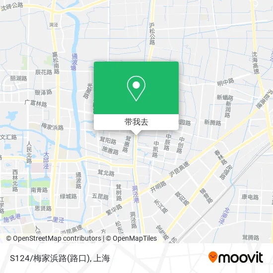 S124/梅家浜路(路口)地图