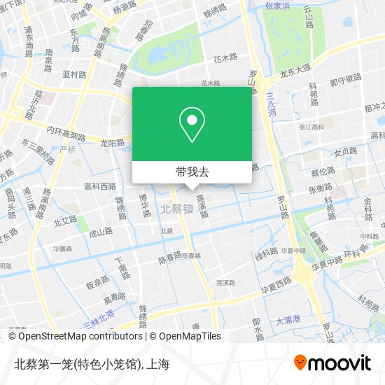 北蔡第一笼(特色小笼馆)地图