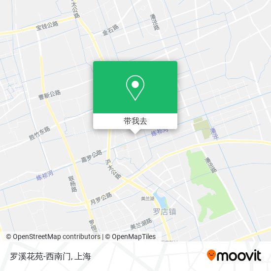罗溪花苑-西南门地图
