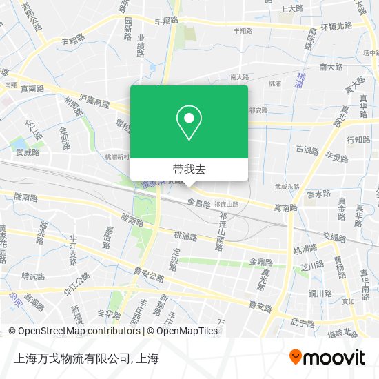 上海万戈物流有限公司地图