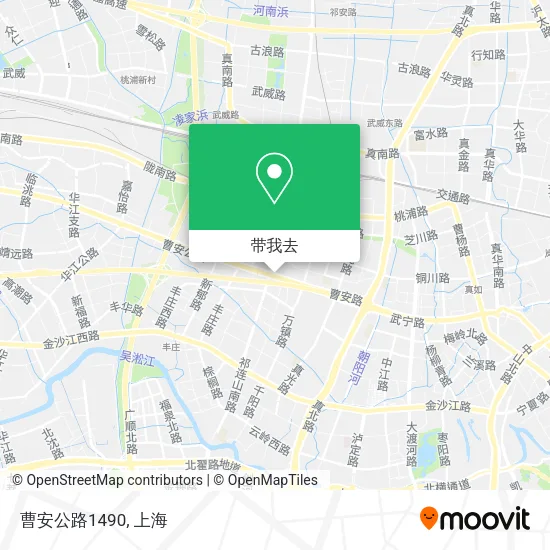 曹安公路1490地图