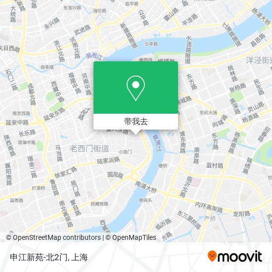 申江新苑-北2门地图