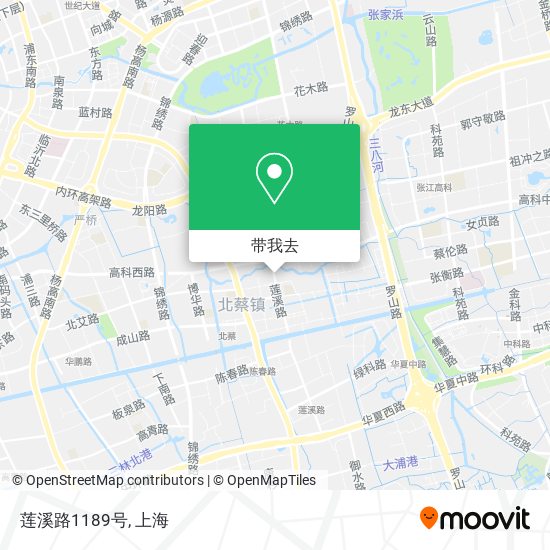 莲溪路1189号地图