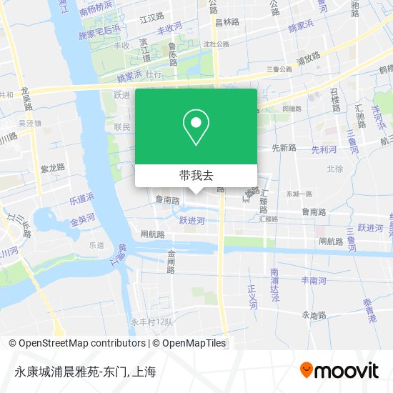永康城浦晨雅苑-东门地图