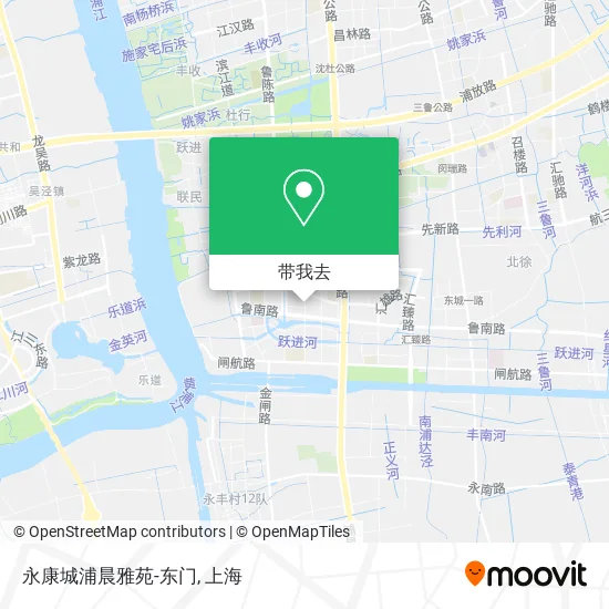 永康城浦晨雅苑-东门地图