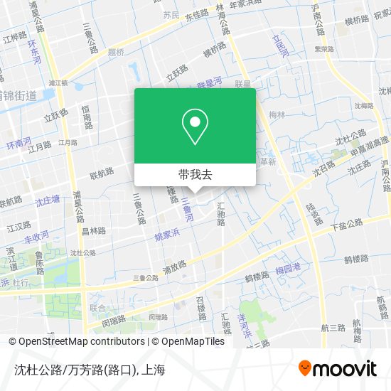 沈杜公路/万芳路(路口)地图