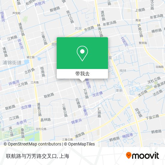 联航路与万芳路交叉口地图