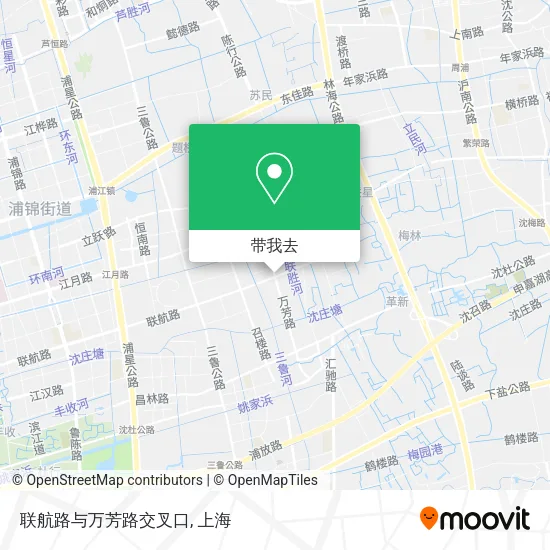 联航路与万芳路交叉口地图