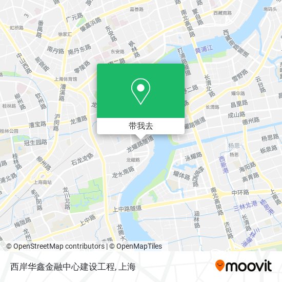 西岸华鑫金融中心建设工程地图