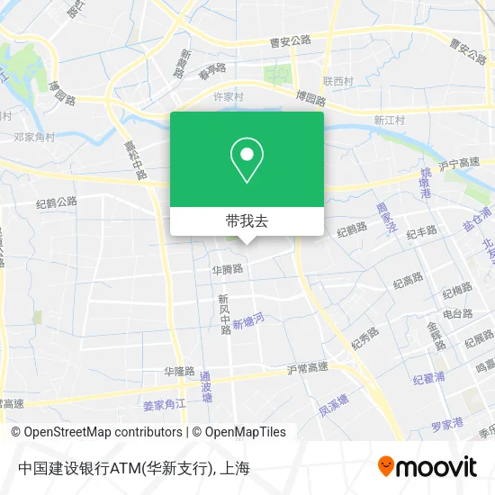 中国建设银行ATM(华新支行)地图
