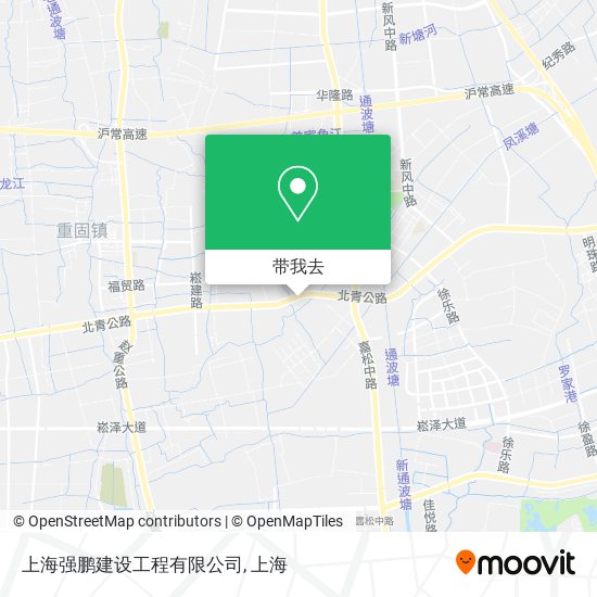 上海强鹏建设工程有限公司地图