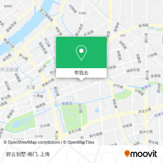 碧云别墅-南门地图