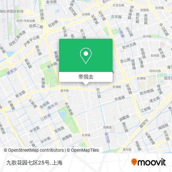 九歌花园七区25号地图