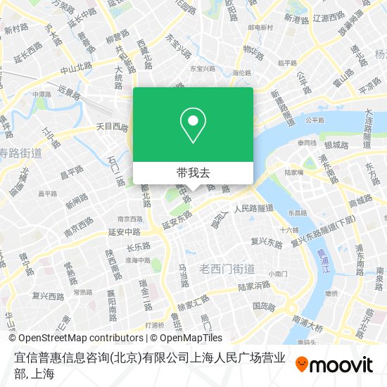 宜信普惠信息咨询(北京)有限公司上海人民广场营业部地图