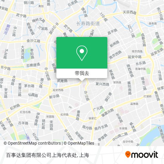 百事达集团有限公司上海代表处地图
