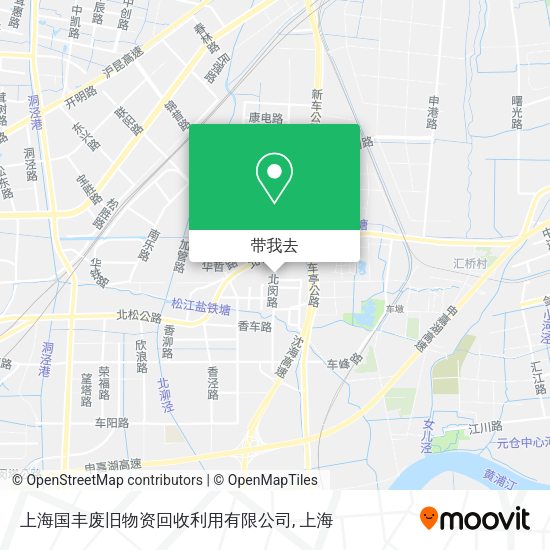 上海国丰废旧物资回收利用有限公司地图