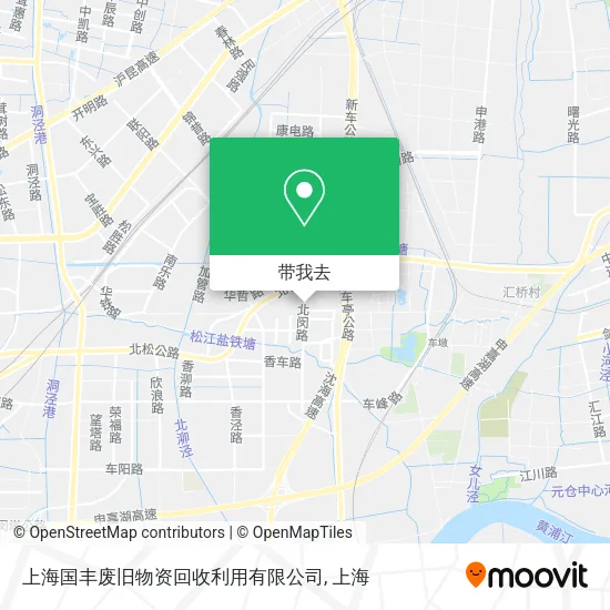 上海国丰废旧物资回收利用有限公司地图
