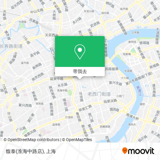 馥泰(淮海中路店)地图