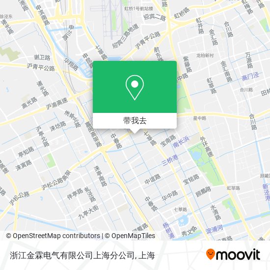 浙江金霖电气有限公司上海分公司地图