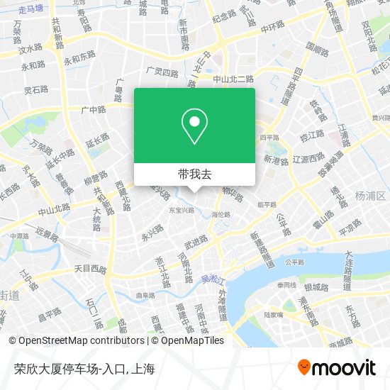 荣欣大厦停车场-入口地图