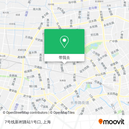 7号线新村路站1号口地图