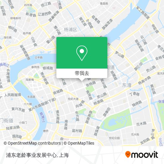 浦东老龄事业发展中心地图