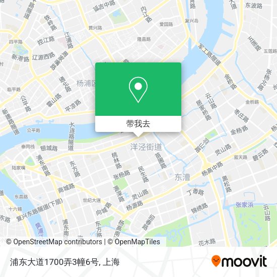 浦东大道1700弄3幢6号地图