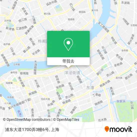 浦东大道1700弄3幢6号地图