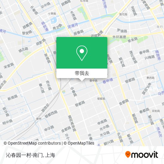 沁春园一村-南门地图